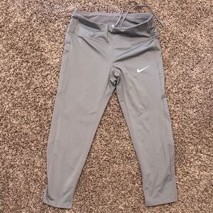 Nike Kids Charcoal Gray Leggings